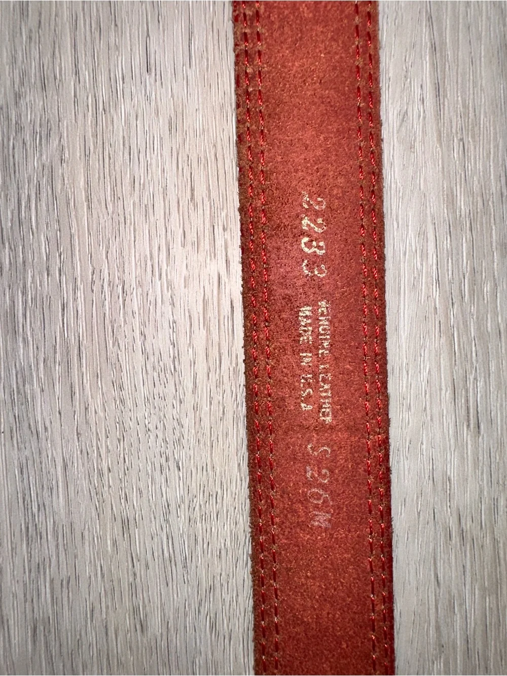 Red Women's Western/ Classic Style  Genuine Leather Belt